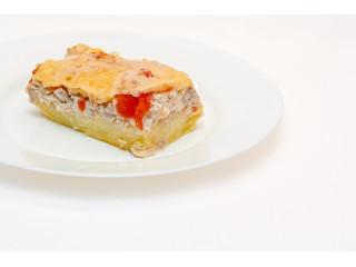 Картофельная запеканка с курицей